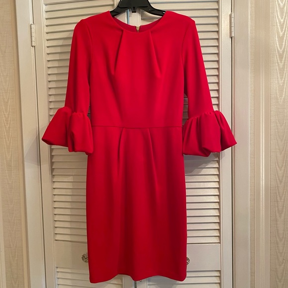 Betsy & Adam red dress size 6 NWT - Picture 1 of 9